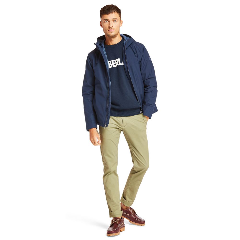 Chaquetas Timberland Hombre Ragged Mountain Waterproof Azul Marino - Chile EAI-392187
